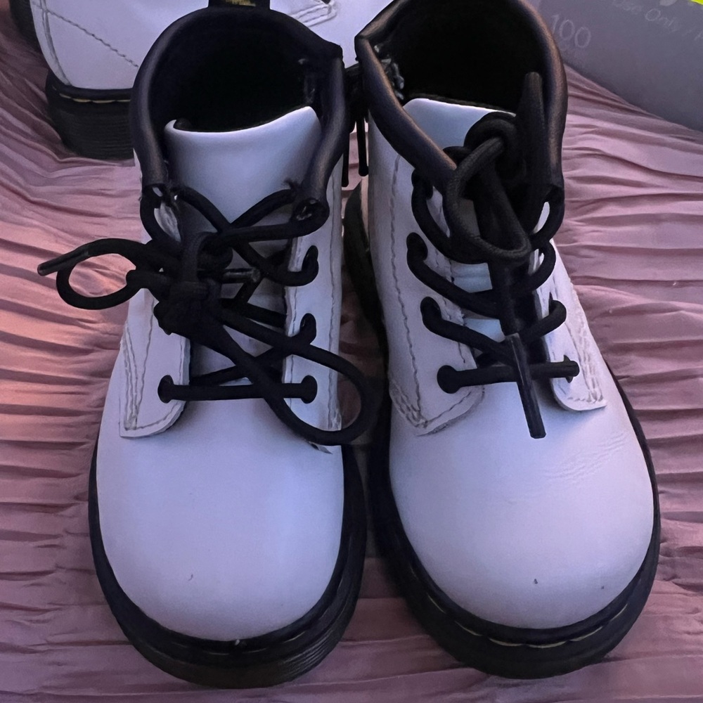 Dr. Martens Kids Boots - Black and White